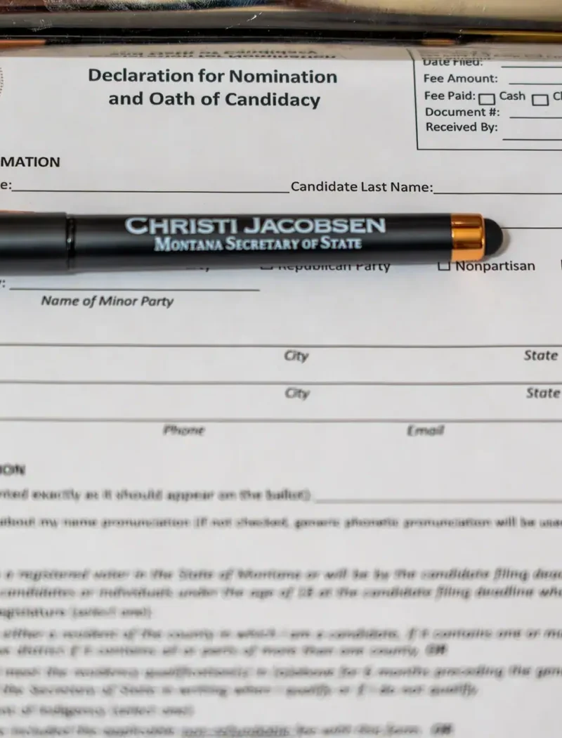 Candidate filing paperwork