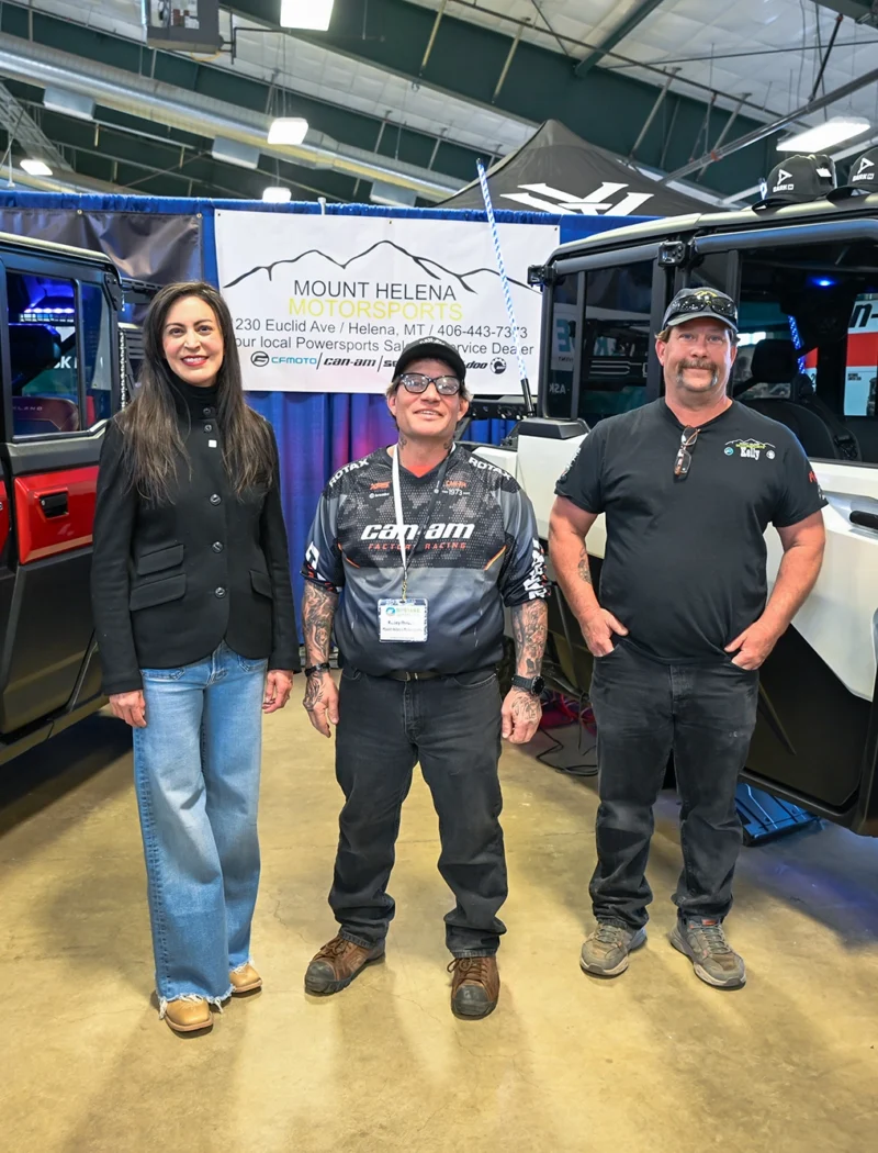 Secretary of State Christi Jacobsen Announces Montana’s Record-Breaking March: Over 8,000 New Businesses Launched 10 Montana Secretary of State Christi Jacobsen visits the Mount Helena Motor Sports booth at the 2026 Montana Outdoor Expo in Helena.
