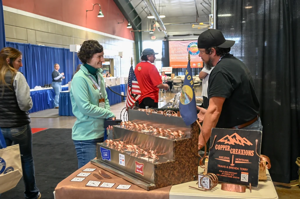 Secretary Christi Jacobsen highlights businesses at 2026 Made in Montana Tradeshow, congratulates award winners 2 2026 Made in Montana Tradeshow in Helena.