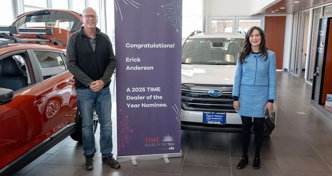 Secretary Christi Jacobsen visits local business Placer Motors.