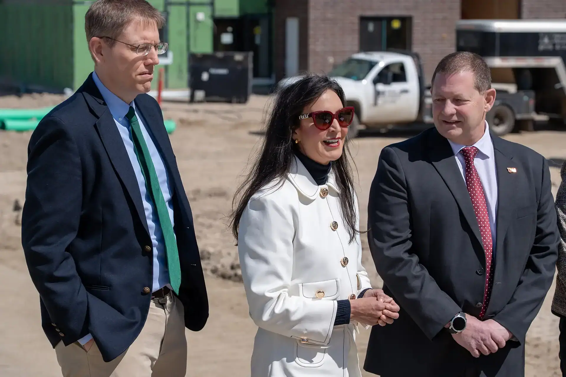 Montana Secretary of State Christi Jacobsen speaks at a press conferenced hosted by the Governor's Office in Helena.