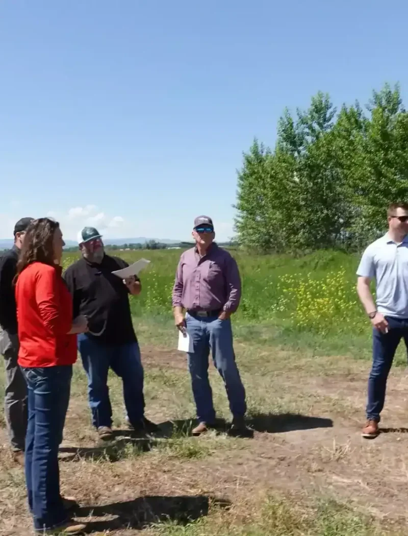 Montana Secretary of State Christi Jacobsen visits state trust lands as a member of the Land Board.