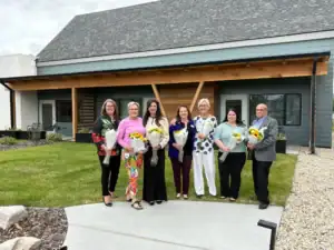 Secretary of State Christi Jacobsen attended a ribbon-cutting ceremony and dedication for the Hope Hospice Center in Missoula.
