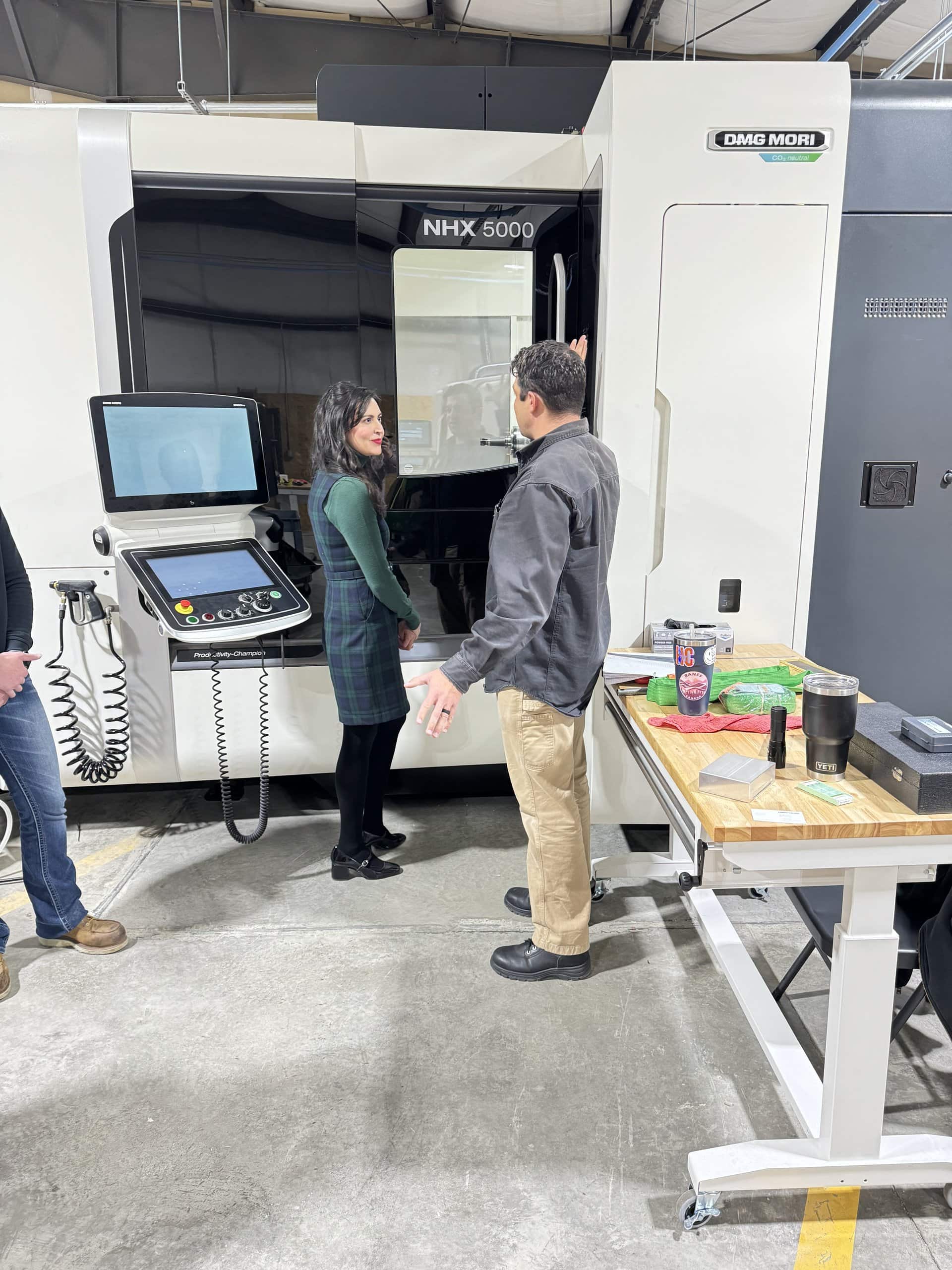 Montana Secretary of State Christi Jacobsen visits MARS Inc., a firearms research and development company in Montana.
