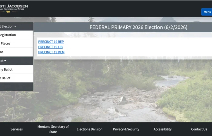 Secretary Christi Jacobsen, Montana Election Team: ‘Sample ballots available for June’s Primary Election’ 7 Sample ballots available to Montana voters for the 2026 Primary Election.