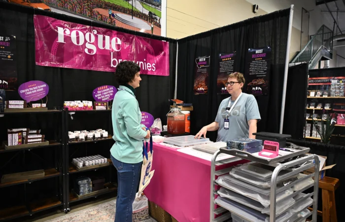 Montana Secretary of State Christi Jacobsen highlights Great Falls Made in Montana Business, Rogue Brownies.