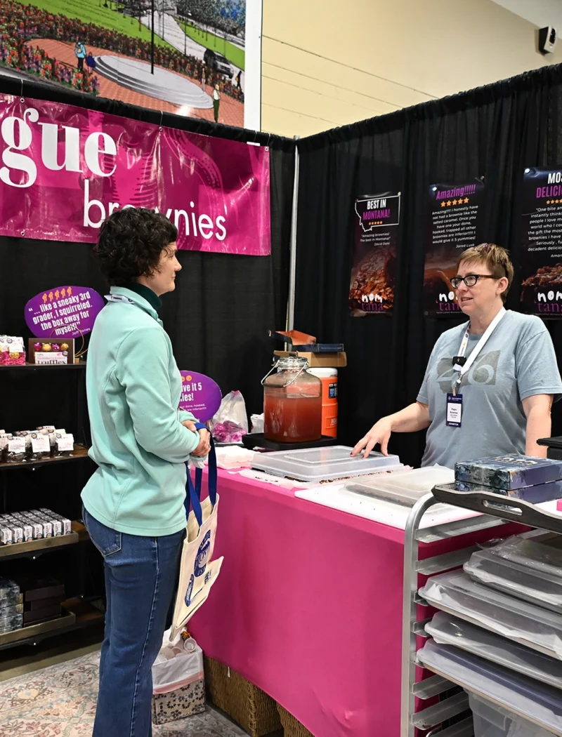 Montana Secretary of State Christi Jacobsen highlights Great Falls Made in Montana Business, Rogue Brownies.