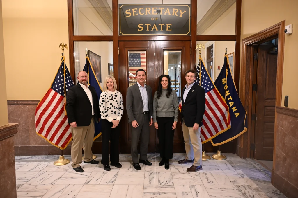 Christi Jacobsen - Montana Secretary of State 12 Montana Secretary of State Christi Jacobsen met with SBA Rocky Mountain Regional Administrator Justin Everett and Regional Advocate Trent Staggs.