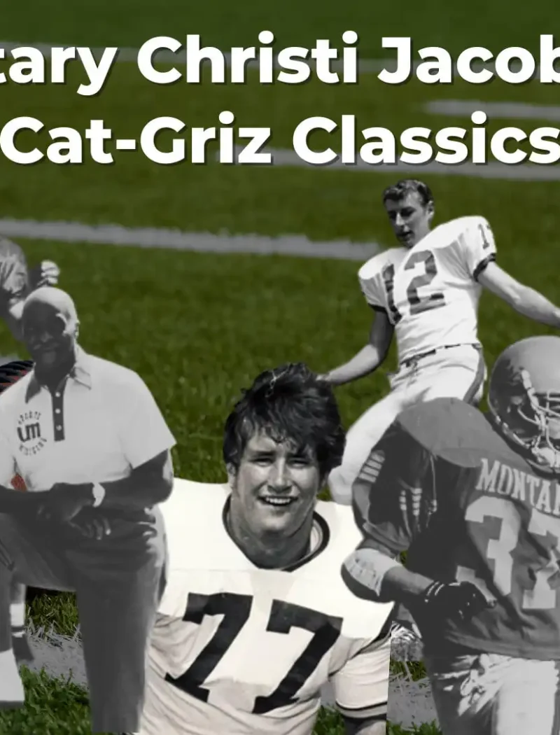 Secretary Christi Jacobsen highlights Montana and Montana State football hall of famers ahead of the programs' FCS semifinal game.