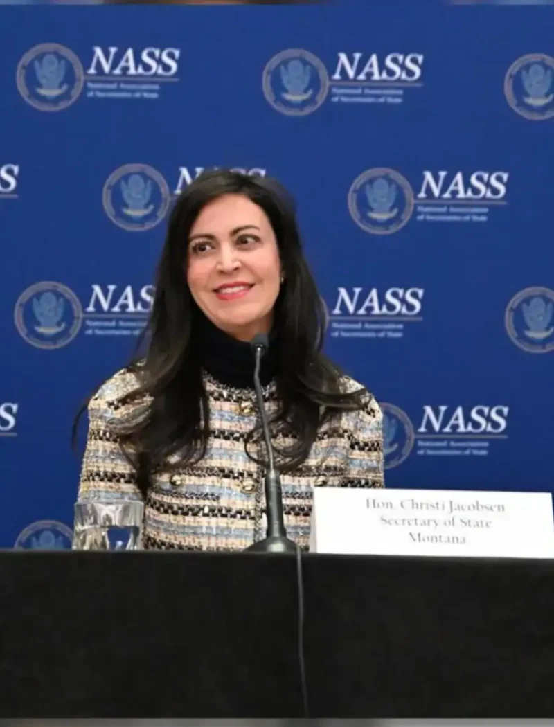 Secretary Christi Jacobsen serving as a co-chair of the national business services committee.