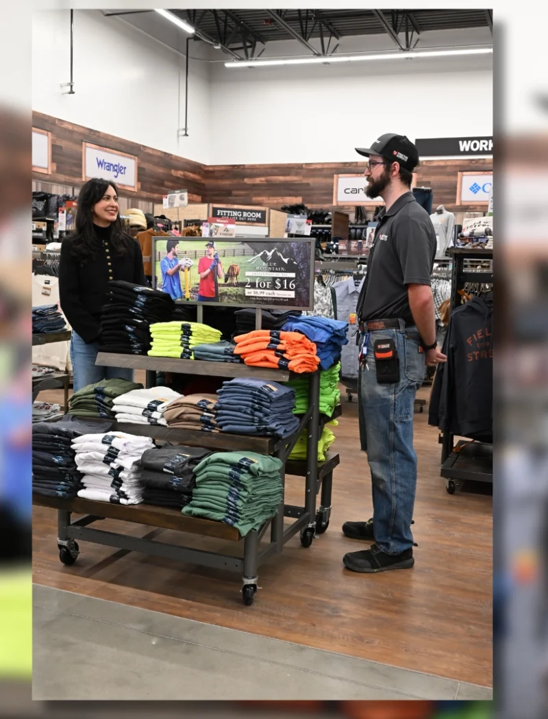 Secretary Christi Jacobsen Tractor Supply visit