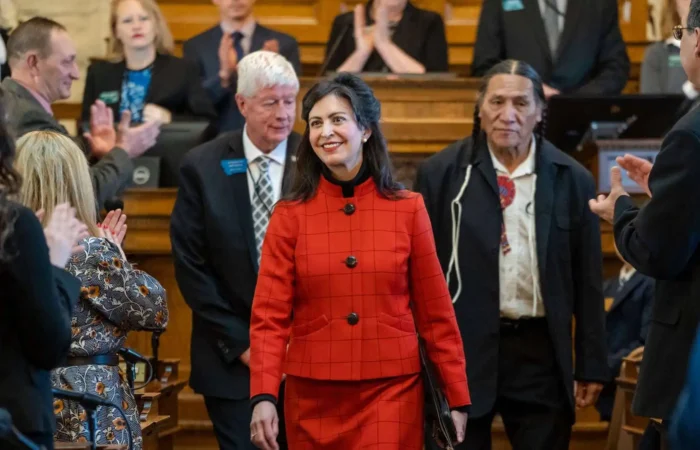 Secretary Christi Jacobsen joins Montanans across Big Sky Country celebrating Montana's birthday 9 Secretary Christi Jacobsen presided over the Montana House of Representatives during the opening day of the 2023 Legislature.