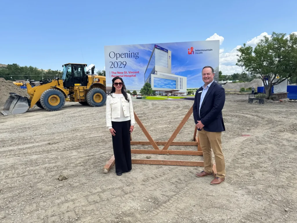 Montana Secretary of State Christi Jacobsen was honored to attend the groundbreaking celebration for Intermountain Health's "once-in-a-generation" new hospital.