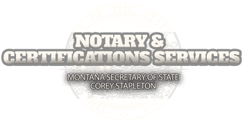 Business Services Montana Secretary Of State Corey Stapleton