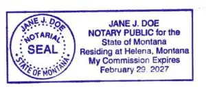 notary stamp 2019